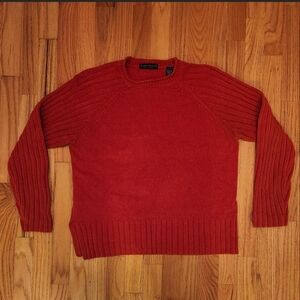 Orange Chenille Sweater